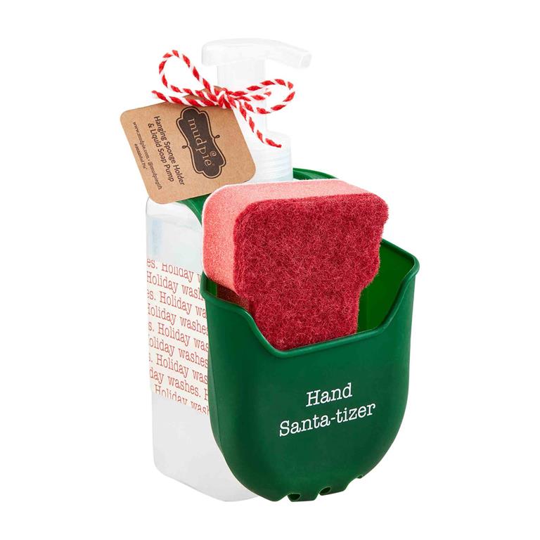 Christmas Sponge Holder & Soap Set