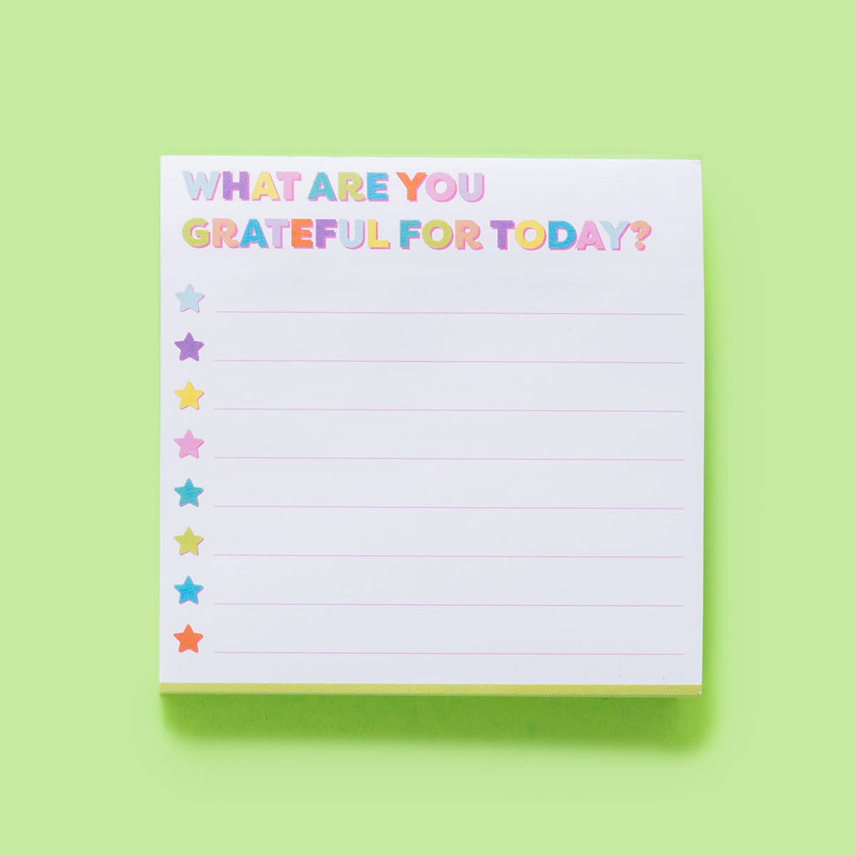 Sticky Notes Pad - Gratitude Reminder