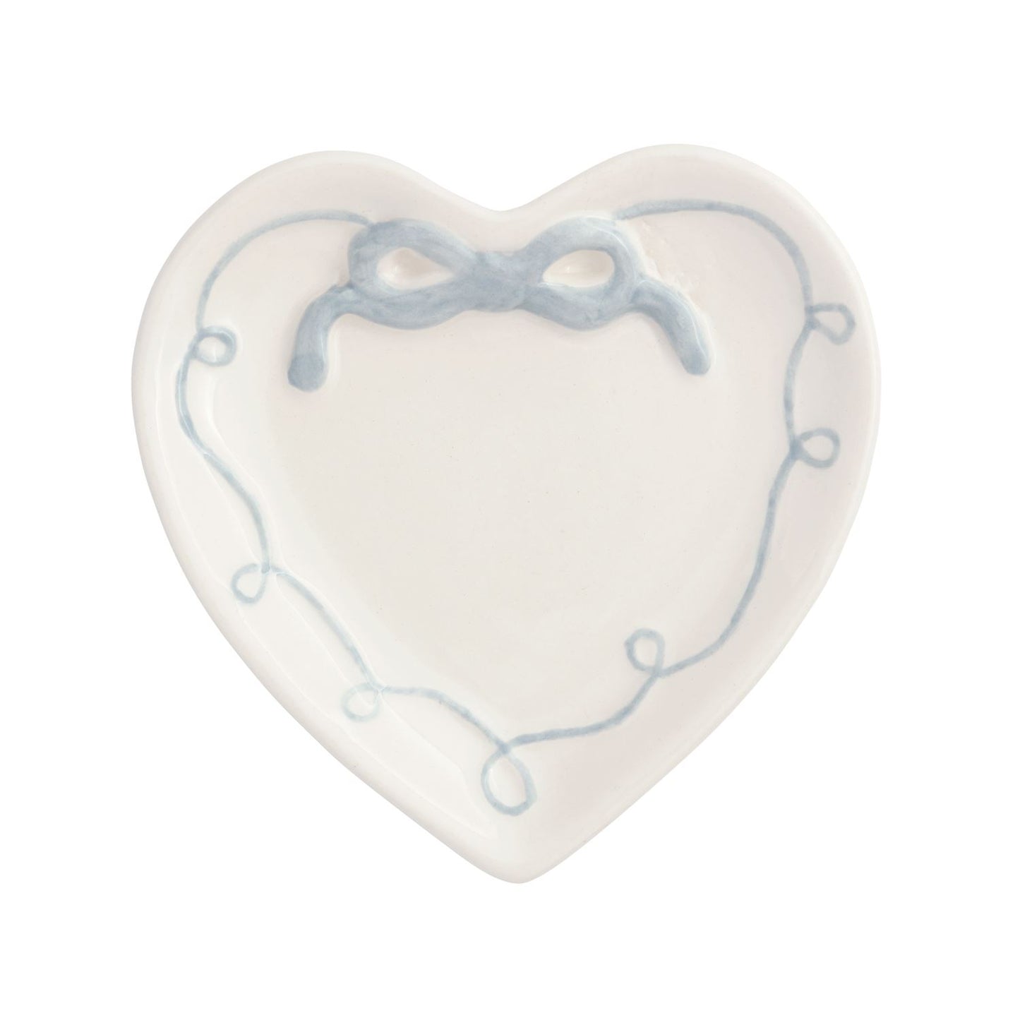 Ceramic Blue Pattern Ring Dish