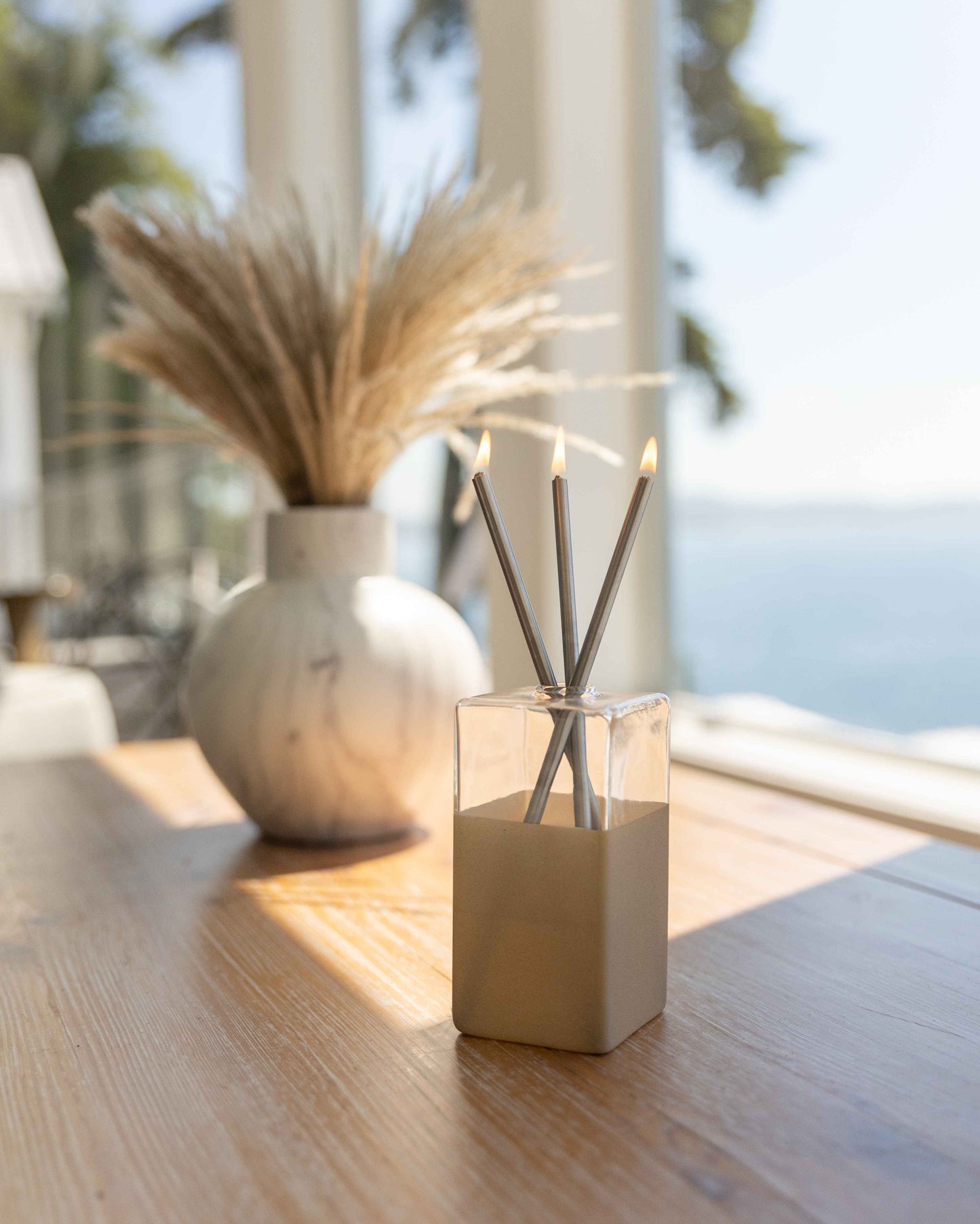 Silver Everlasting Candle