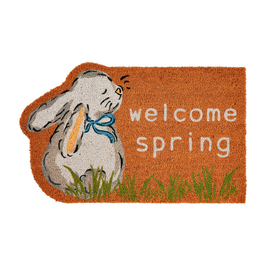 Welcome Spring Bunny Mat