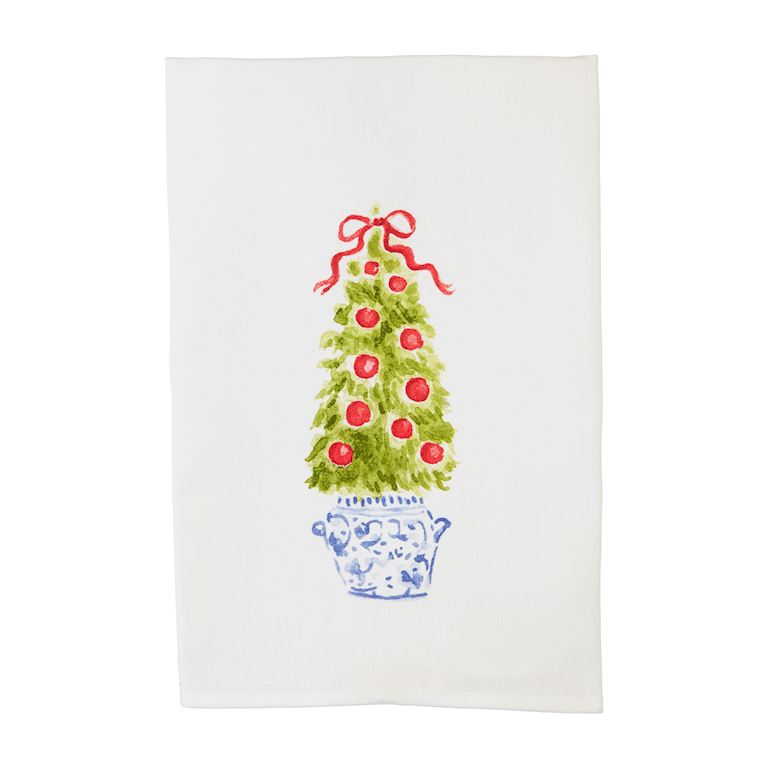 Christmas Topiary Towel