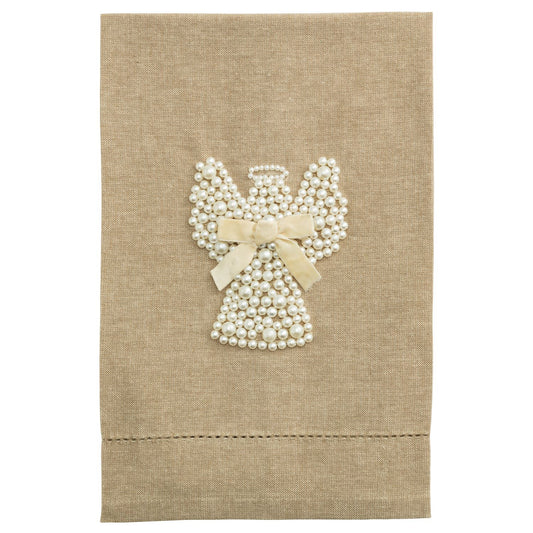 White Christmas Pearl Towel