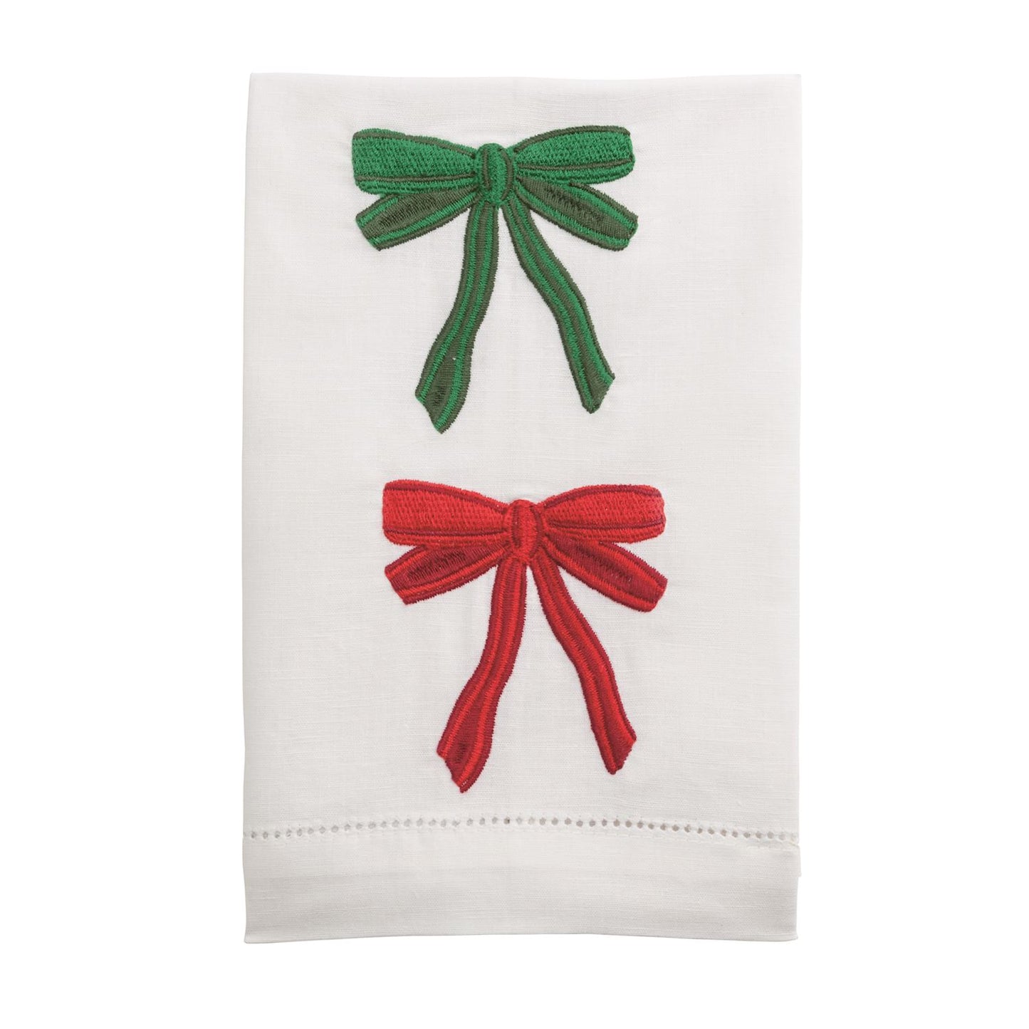 Bow Embroidered Towel