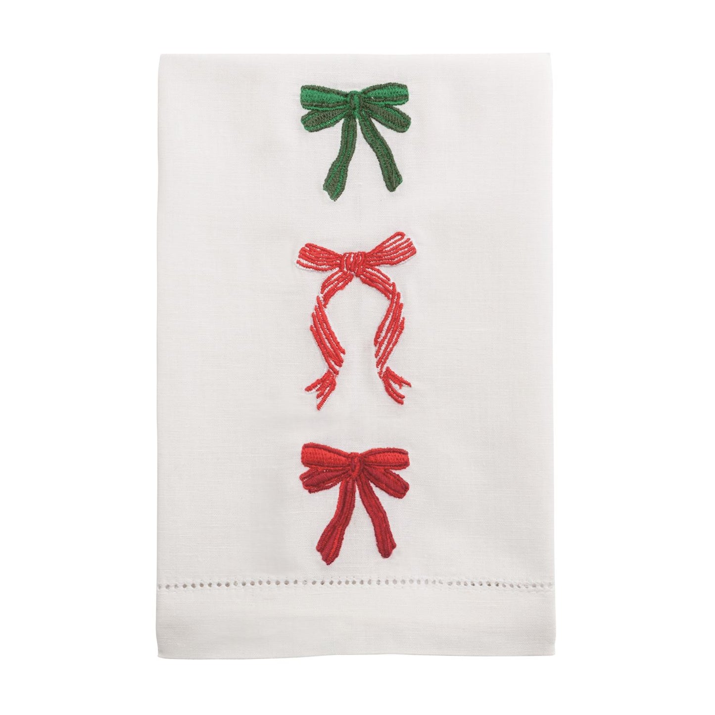 Bow Embroidered Towel