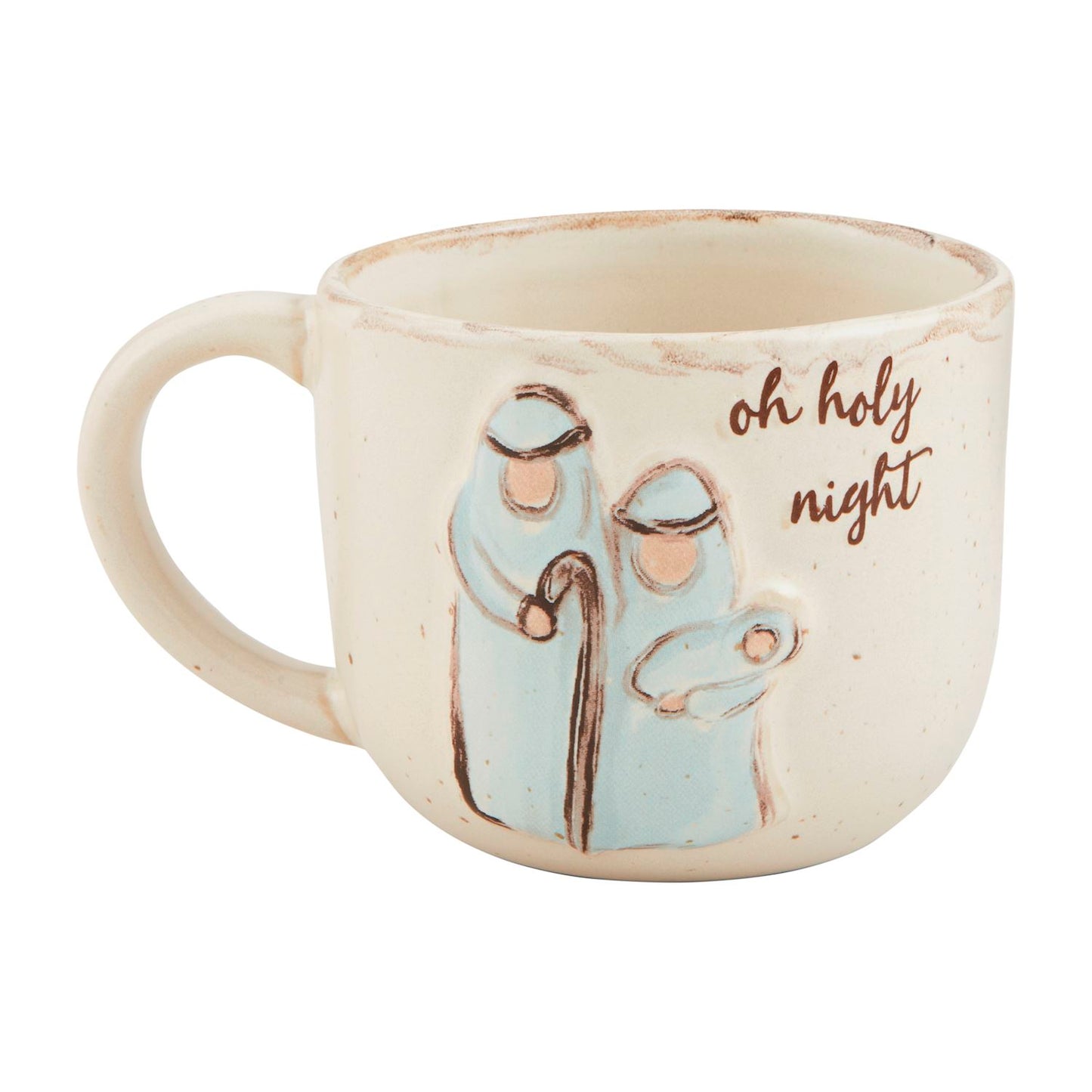 Hand-Painted Nativity Mug