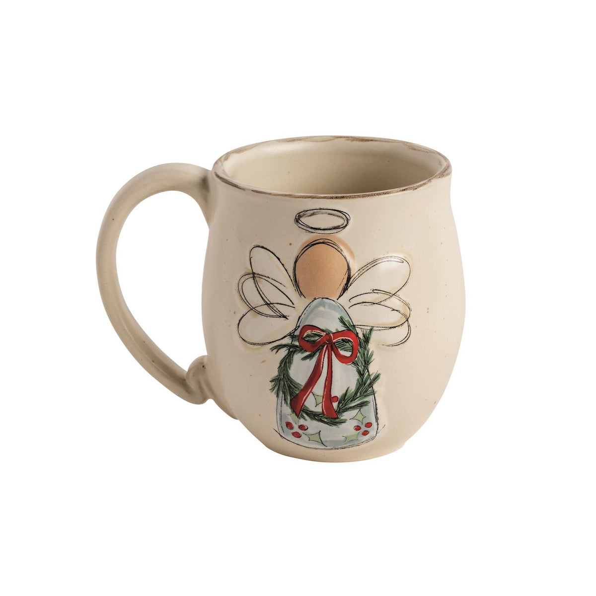 Stoneware Nativity Mugs