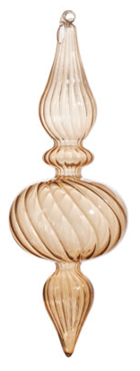 Glass Blown Finial Ornament