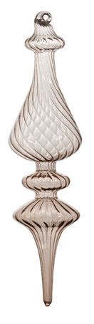 Glass Blown Finial Ornament