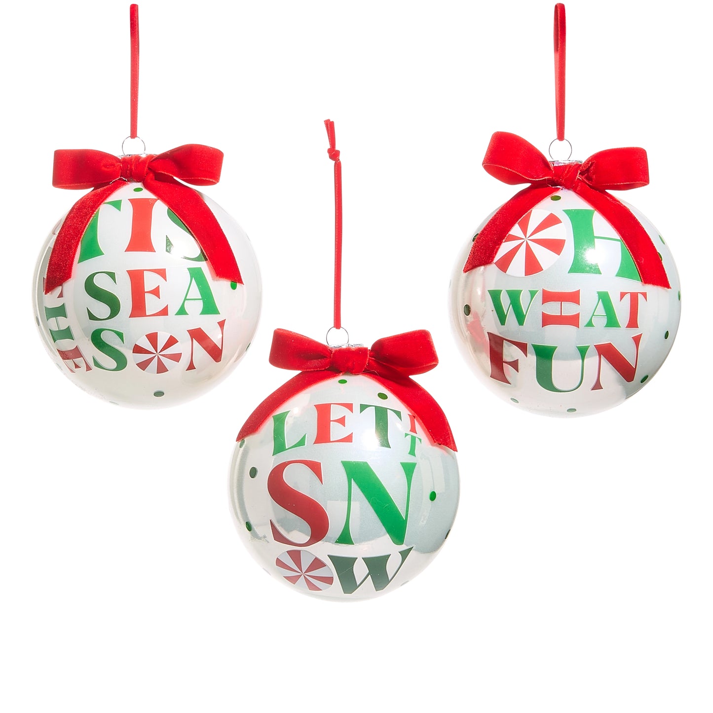 5" Peppermint Merrymaking Ornament