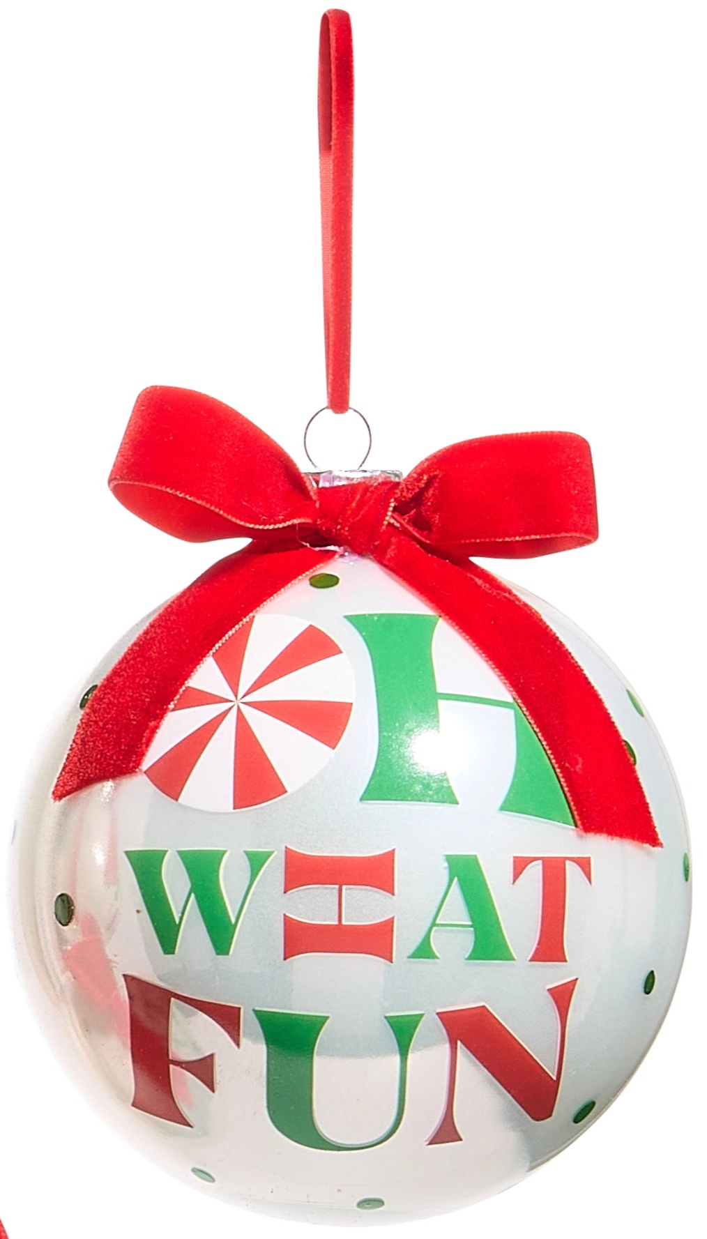 5" Peppermint Merrymaking Ornament