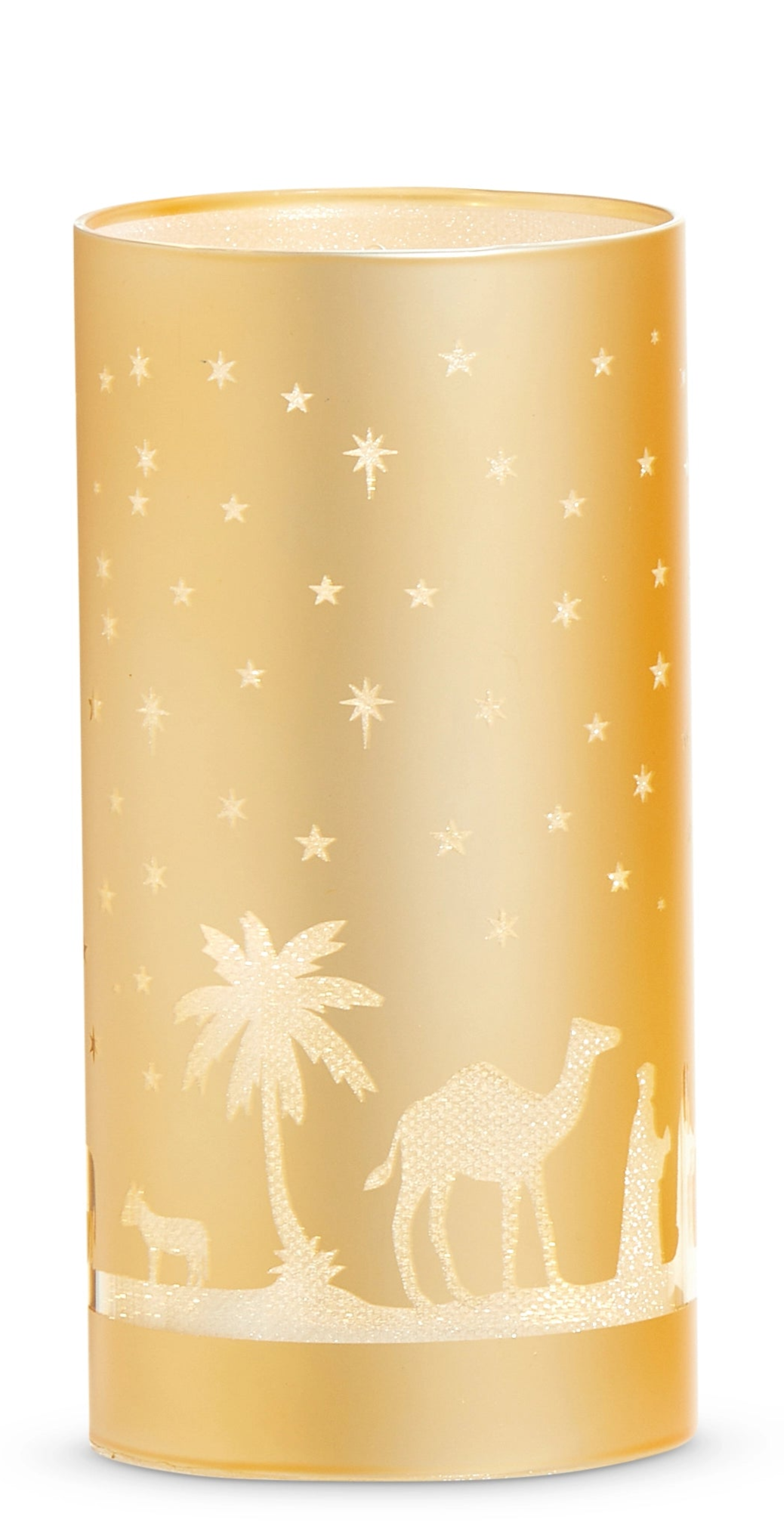 Lighted Nativity Lantern