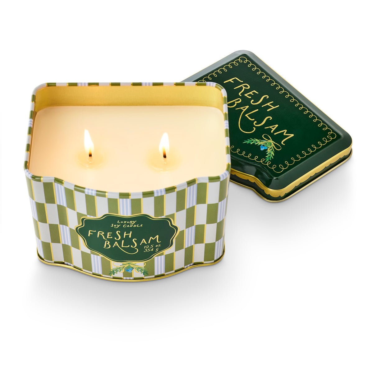 Fresh Balsam Scented Candle | Tin