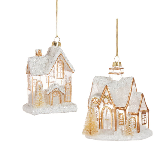 5" Gingerbread House Ornament