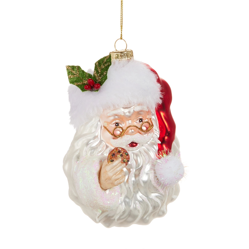 Vintage Santa Cookie Ornament | 5"