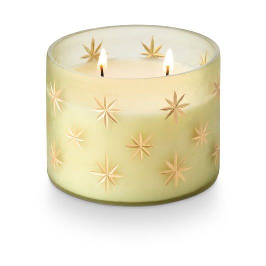 Balsam & Cedar candle | Frosted Star Glass