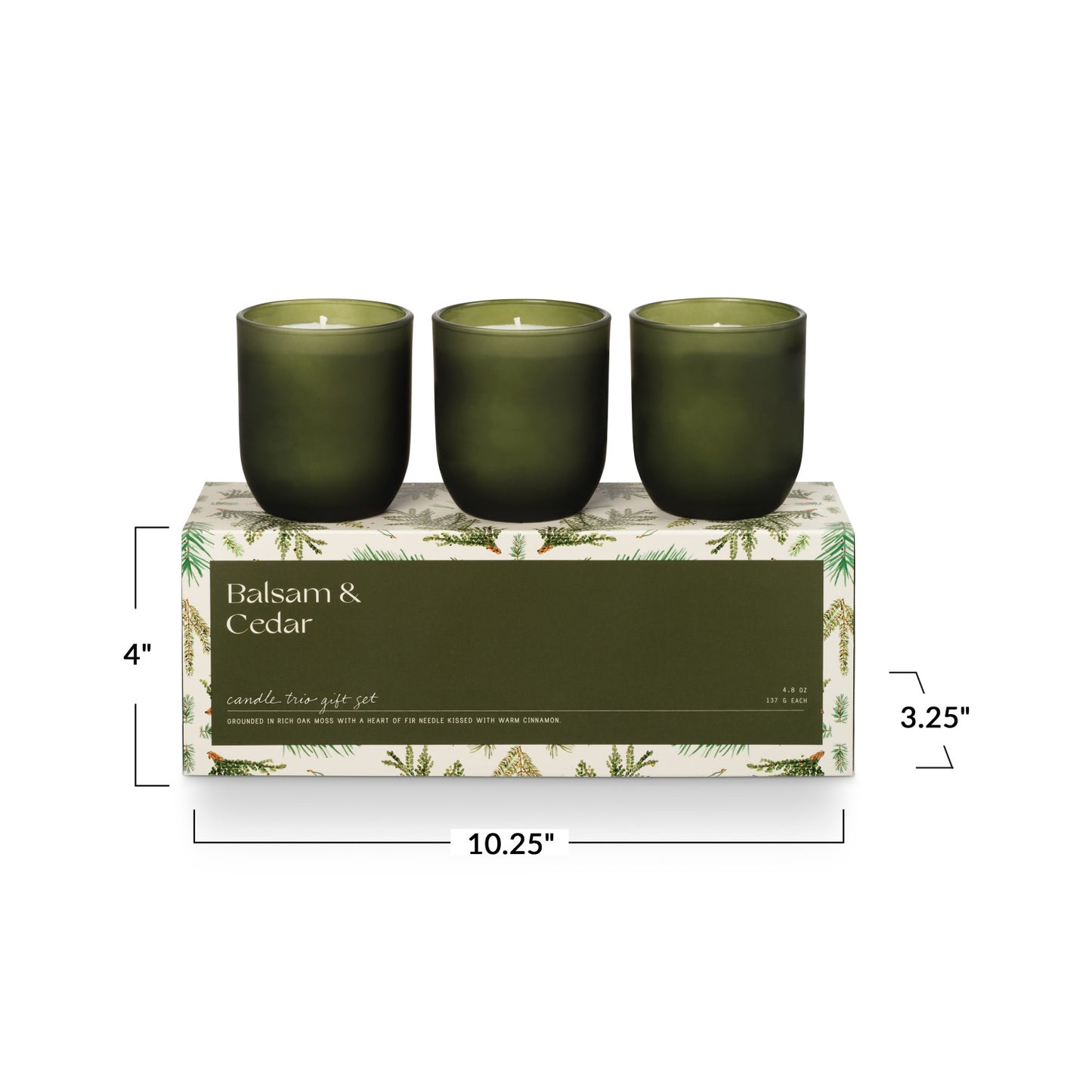 Balsam & cedar Trio Candle Gift Set