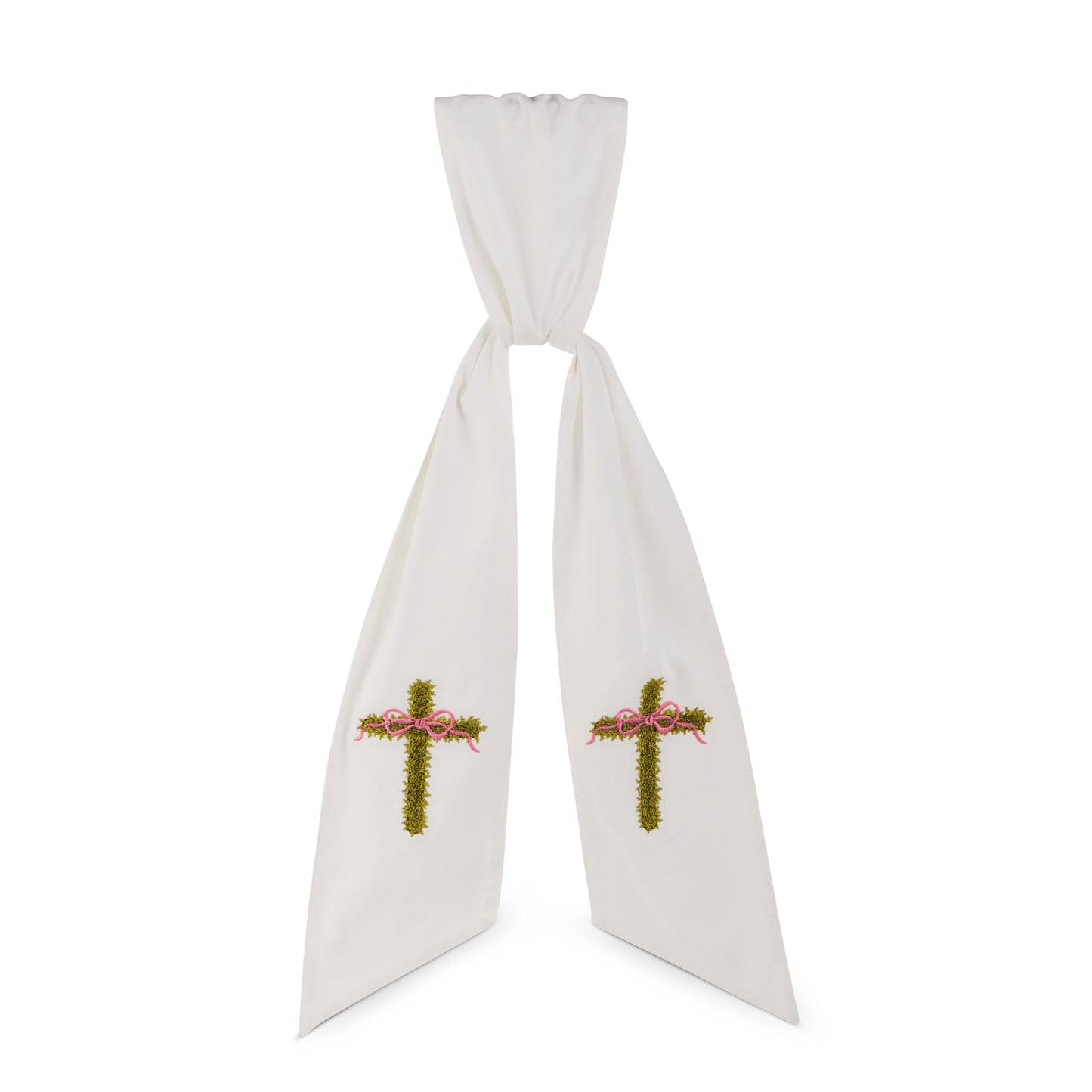 Cross Wreath Sash