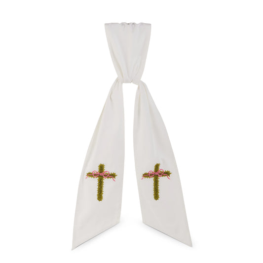 Cross Wreath Sash