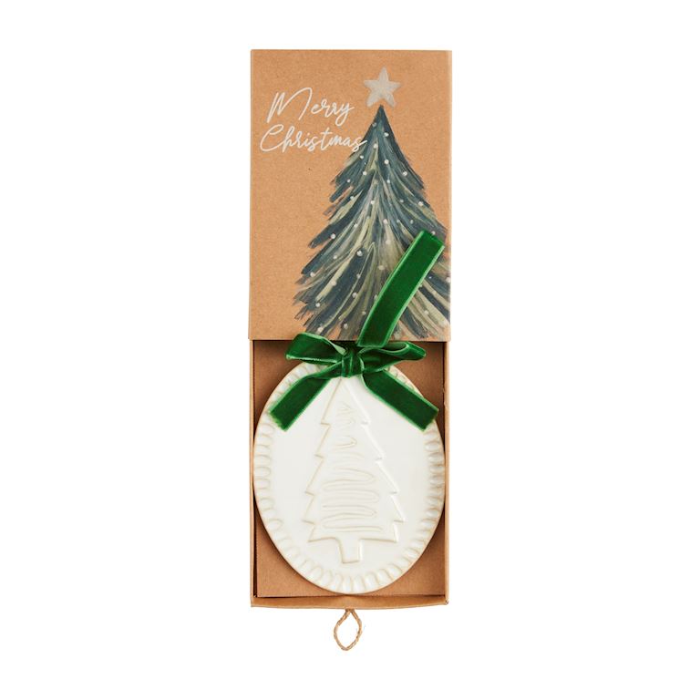 White Christmas Ornament