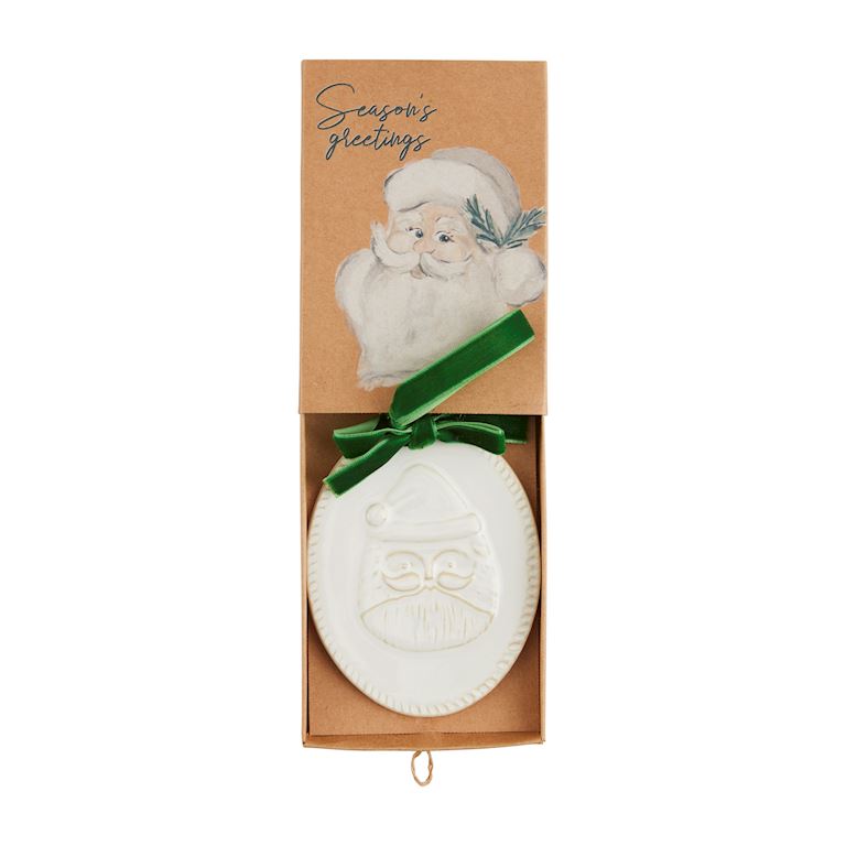 White Christmas Ornament