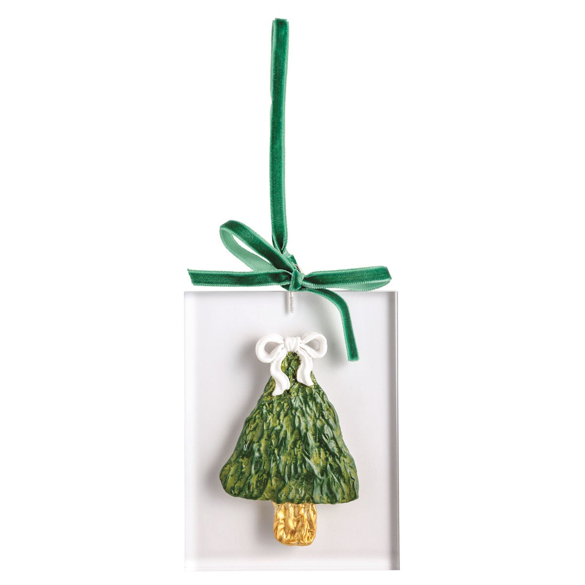White Christmas Acrylic Ornament