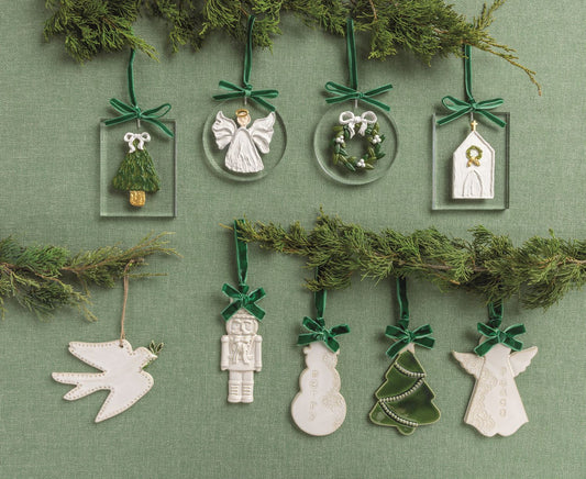 White Christmas Acrylic Ornament