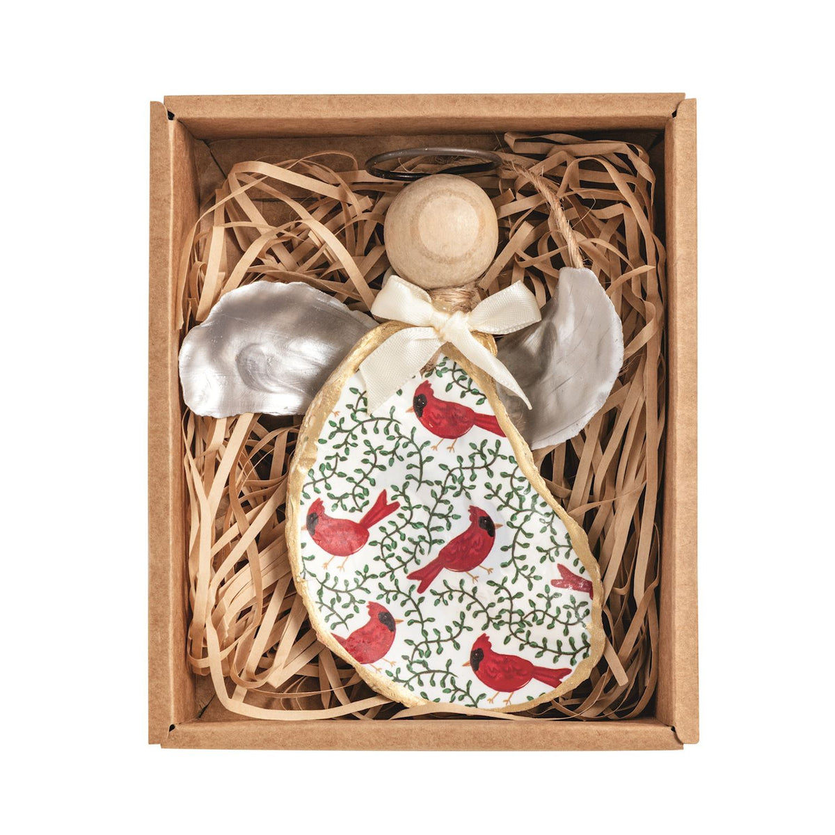Guardian Angel Oyster Ornament