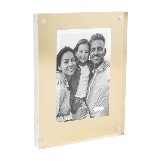 Acrylic Frame w/ Brass Insert