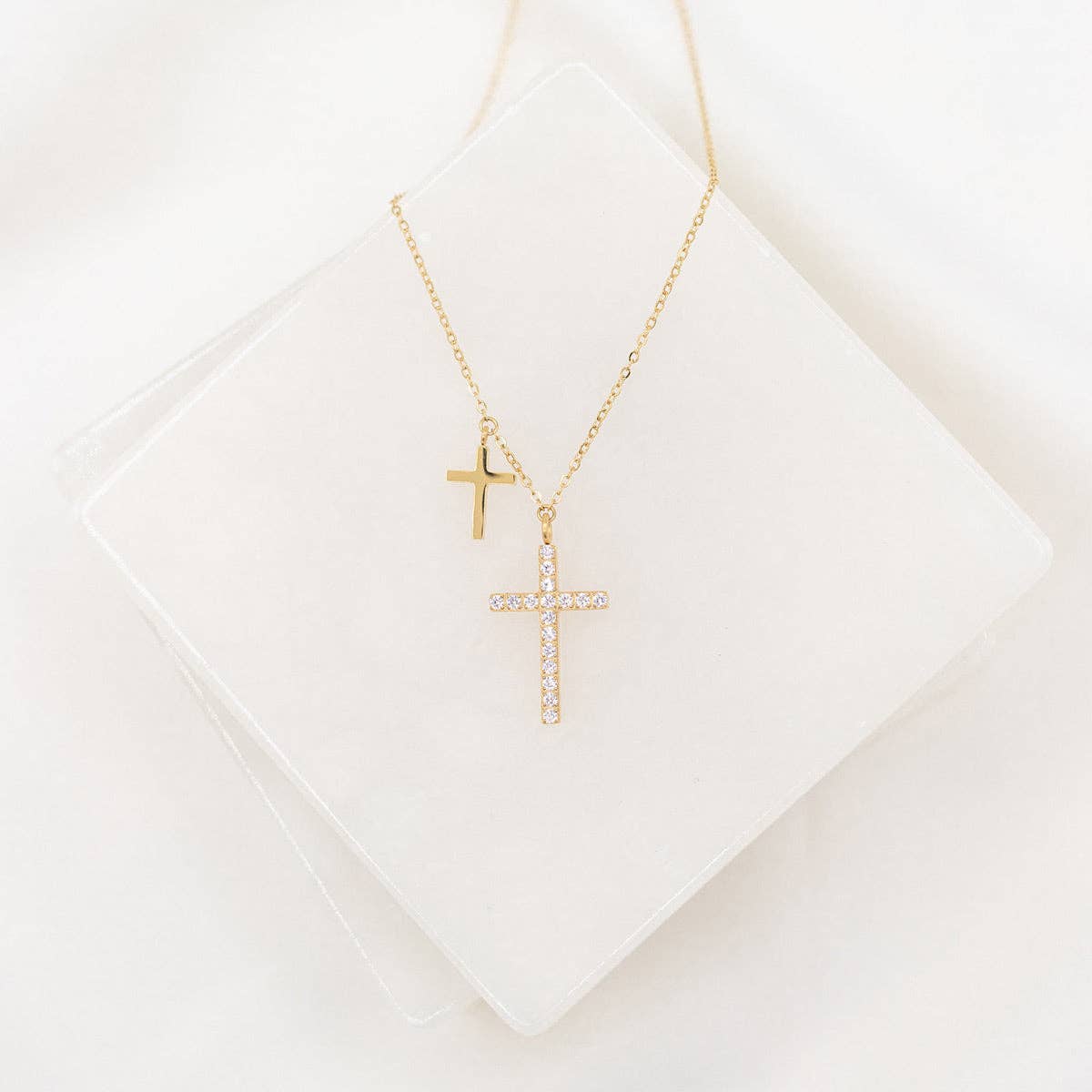 Walk By Faith Necklace | Gold