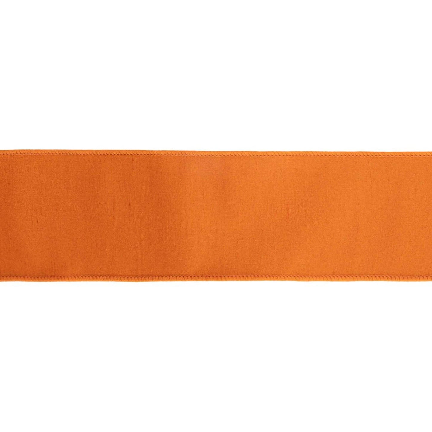 4" Wired Double-fused Ribbon | Orange/Hot Pink