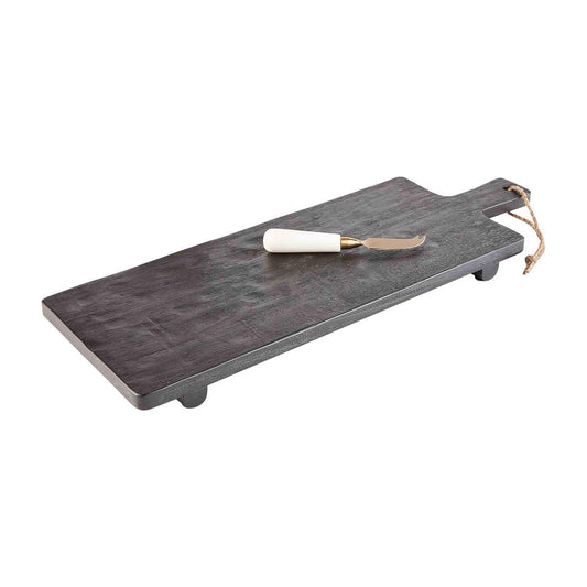 Black Footed Serving Board Set