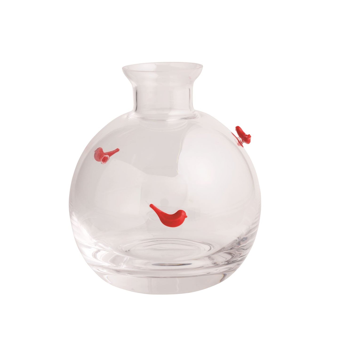 Christmas Glass Icon Bud Vase