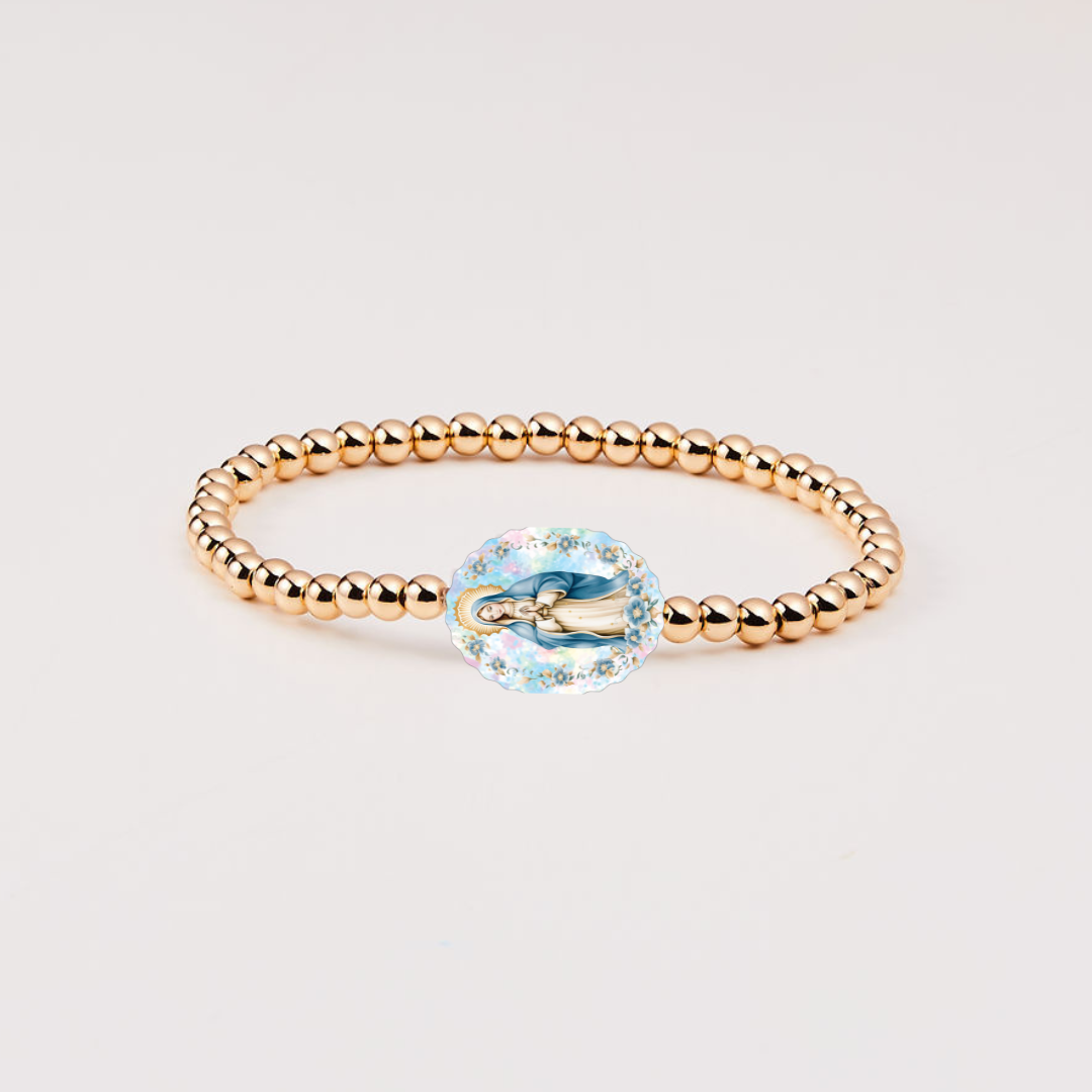 Holy Water Miraculous Bracelet | Crystal Pearl