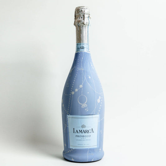 Beau Bottles Wrap | Blue Pearls and Prosecco