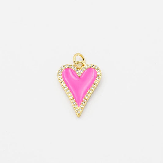 Pink Heart Charm