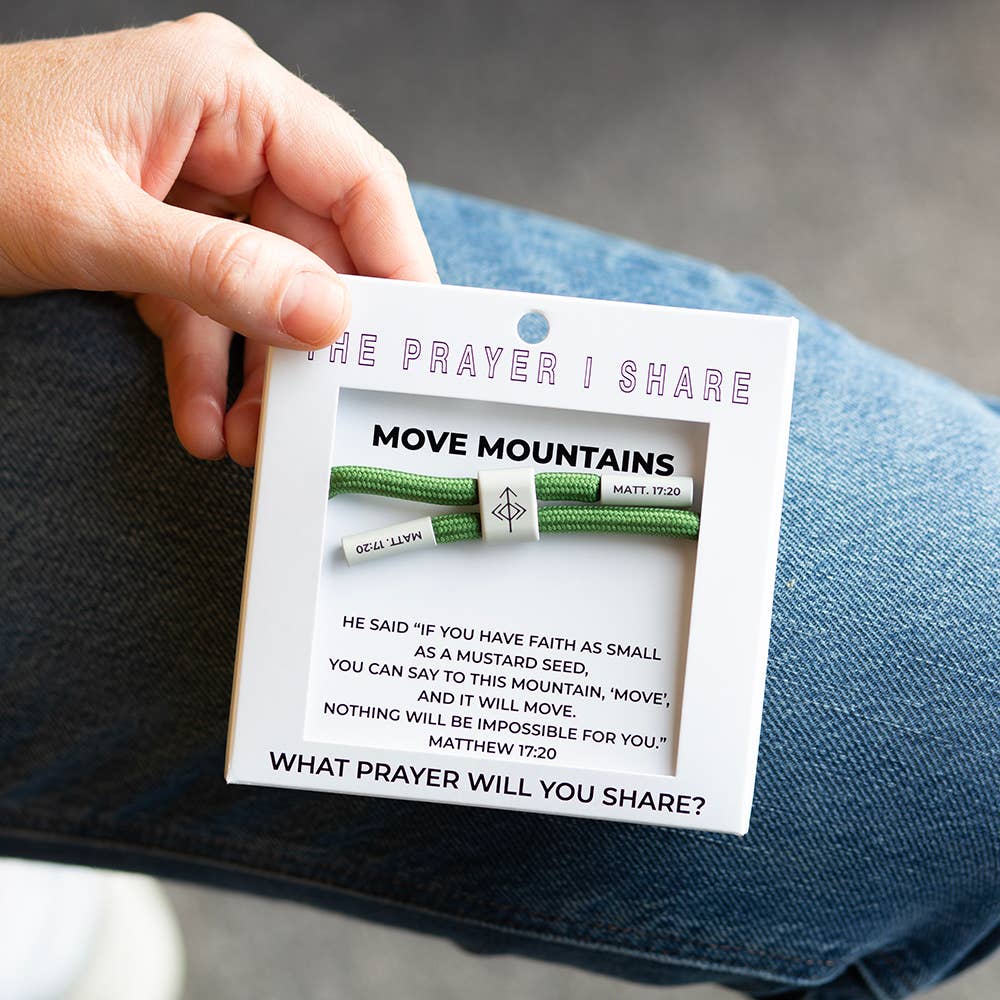 The Prayer I Share Cord Bracelet | MOVE MOUNTAINS