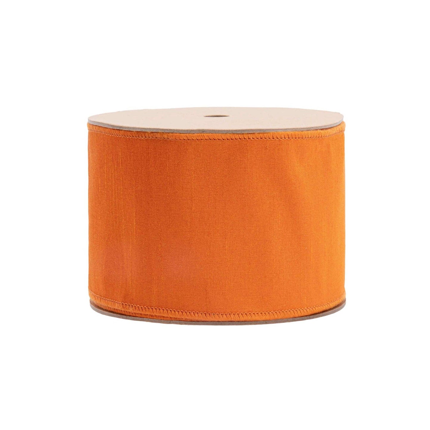 4" Wired Double-fused Ribbon | Orange/Hot Pink