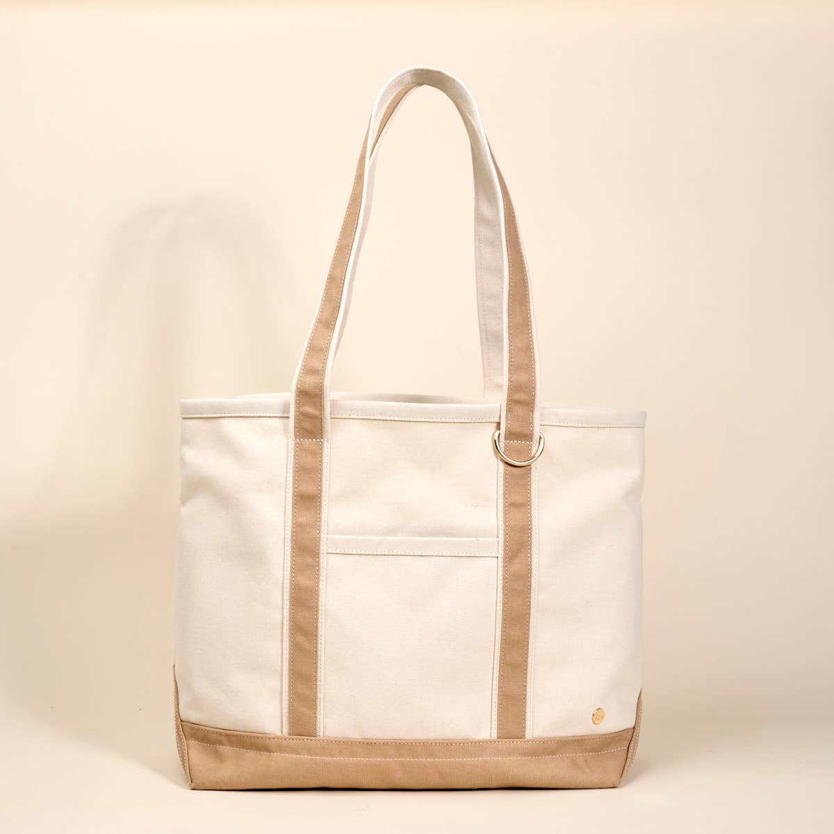 The Signature Canvas Tote Bag | Beige