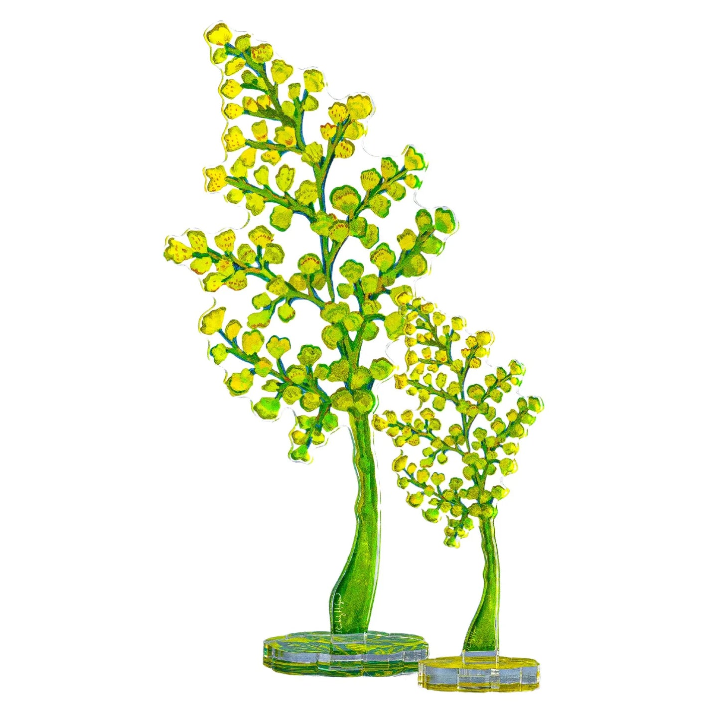 Maidenhair Fern Acrylic Floral