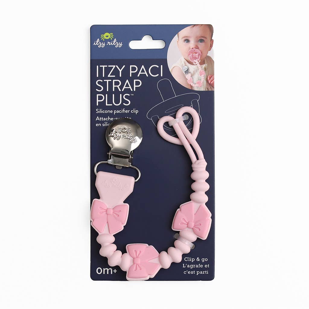 Paci Strap Plus™ | Pink Bows