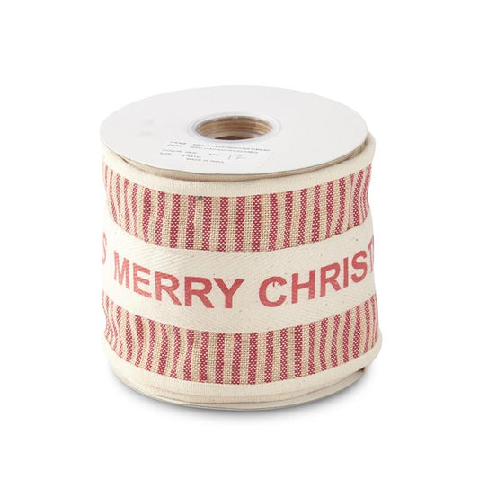 4" Merry Christmas Ribbon | 5 yrds