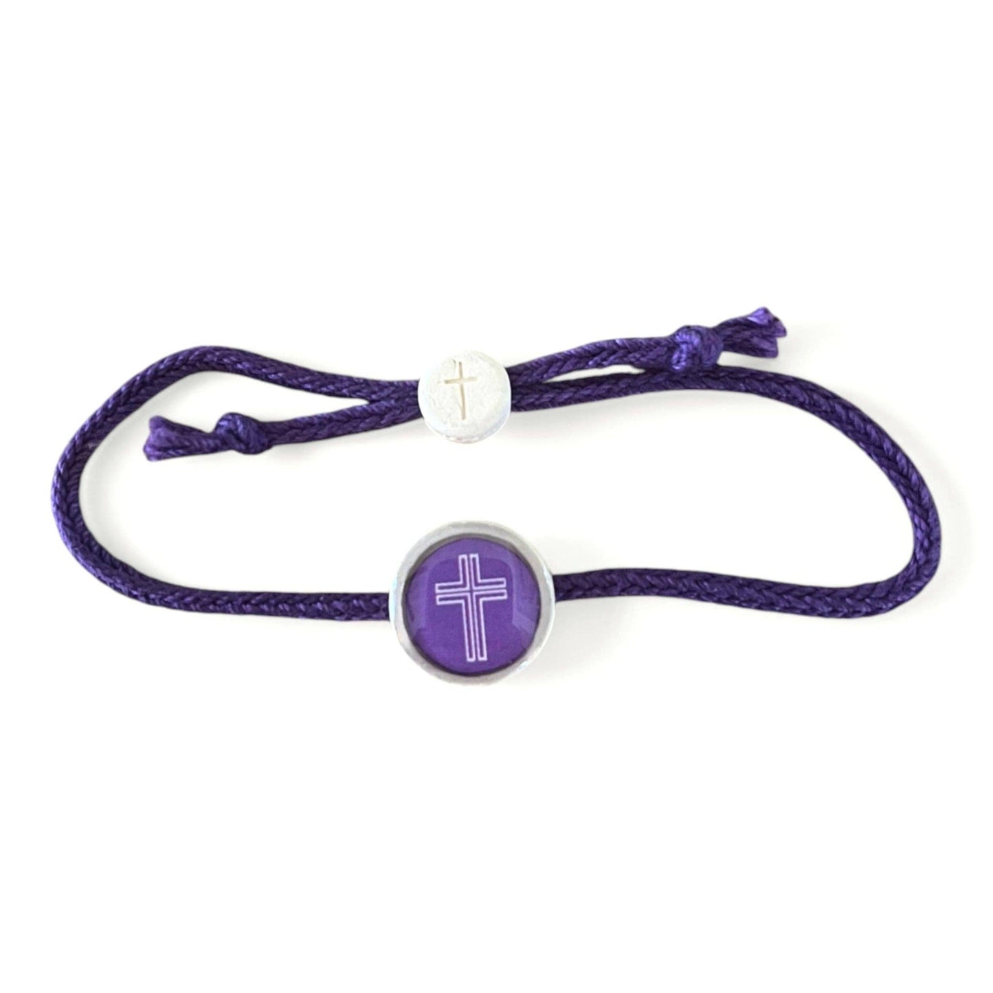 Tap To Pray® Bracelet | Sea Foam + Cross