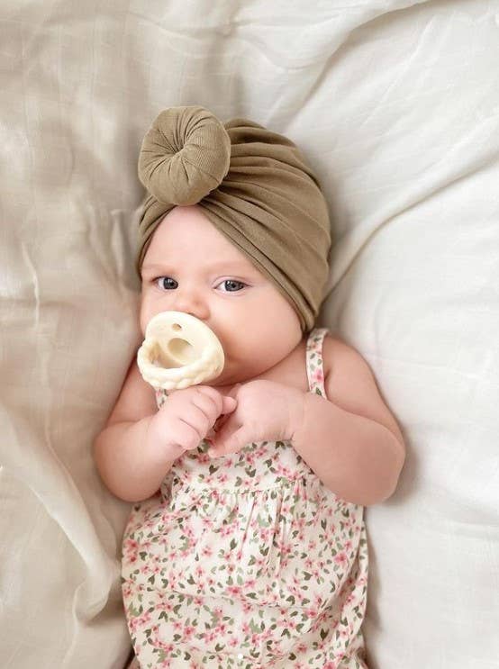 Pacifier Set | Toast/Buttercream Braids 0-6mo