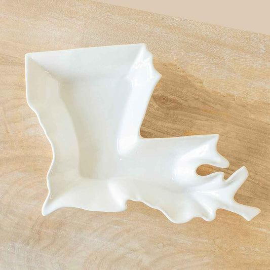Louisiana Shaped Platter | 16.5" x 13" x 2"