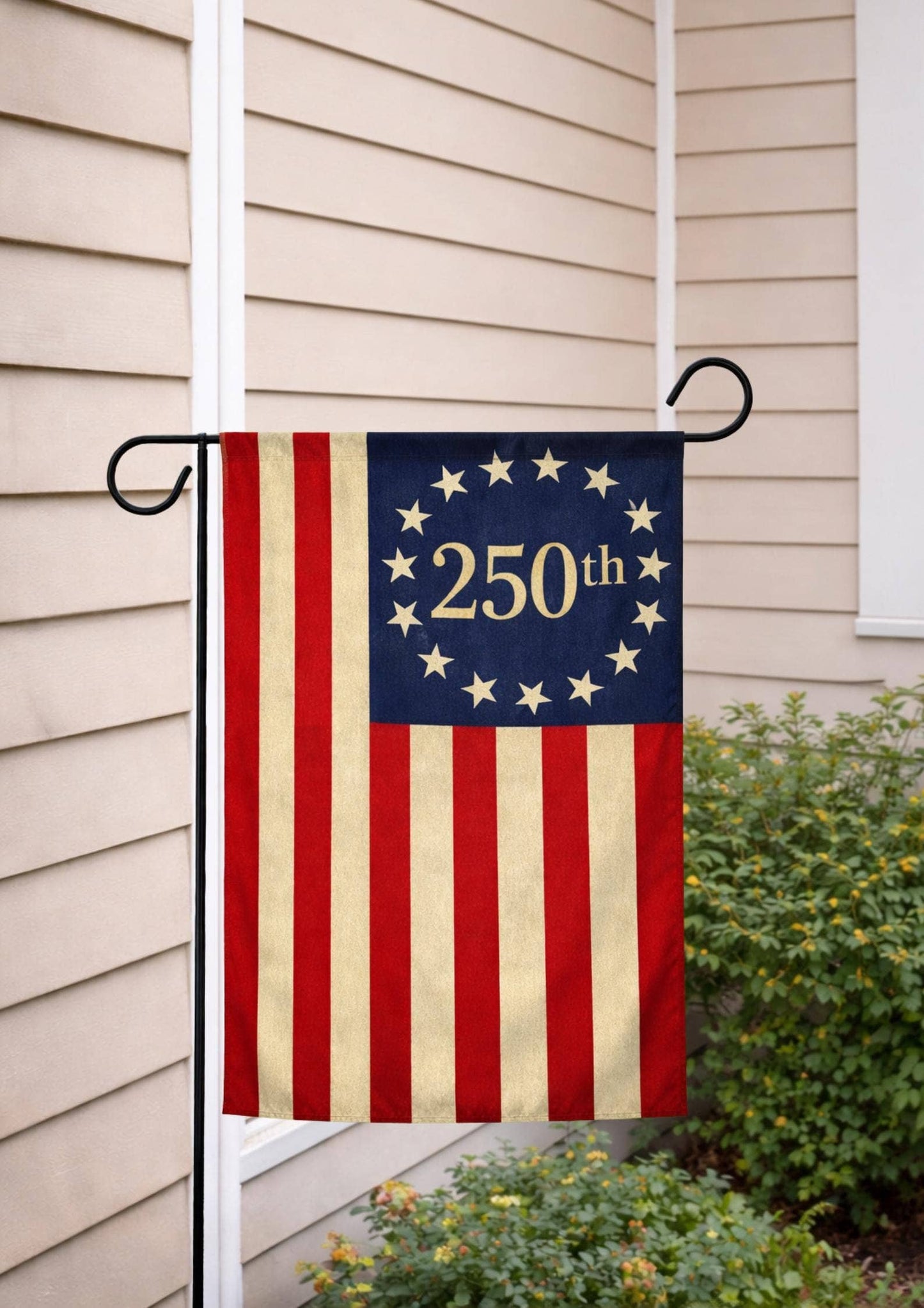 250th Anniversary American Flag Garden Flag