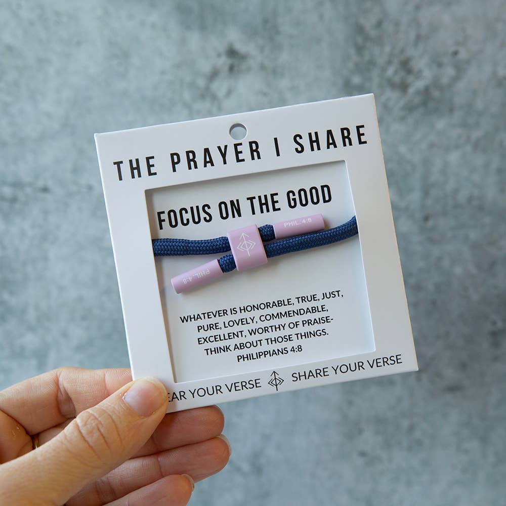 The Prayer I Share Cord Bracelet | FOCUS ON THE GOOD