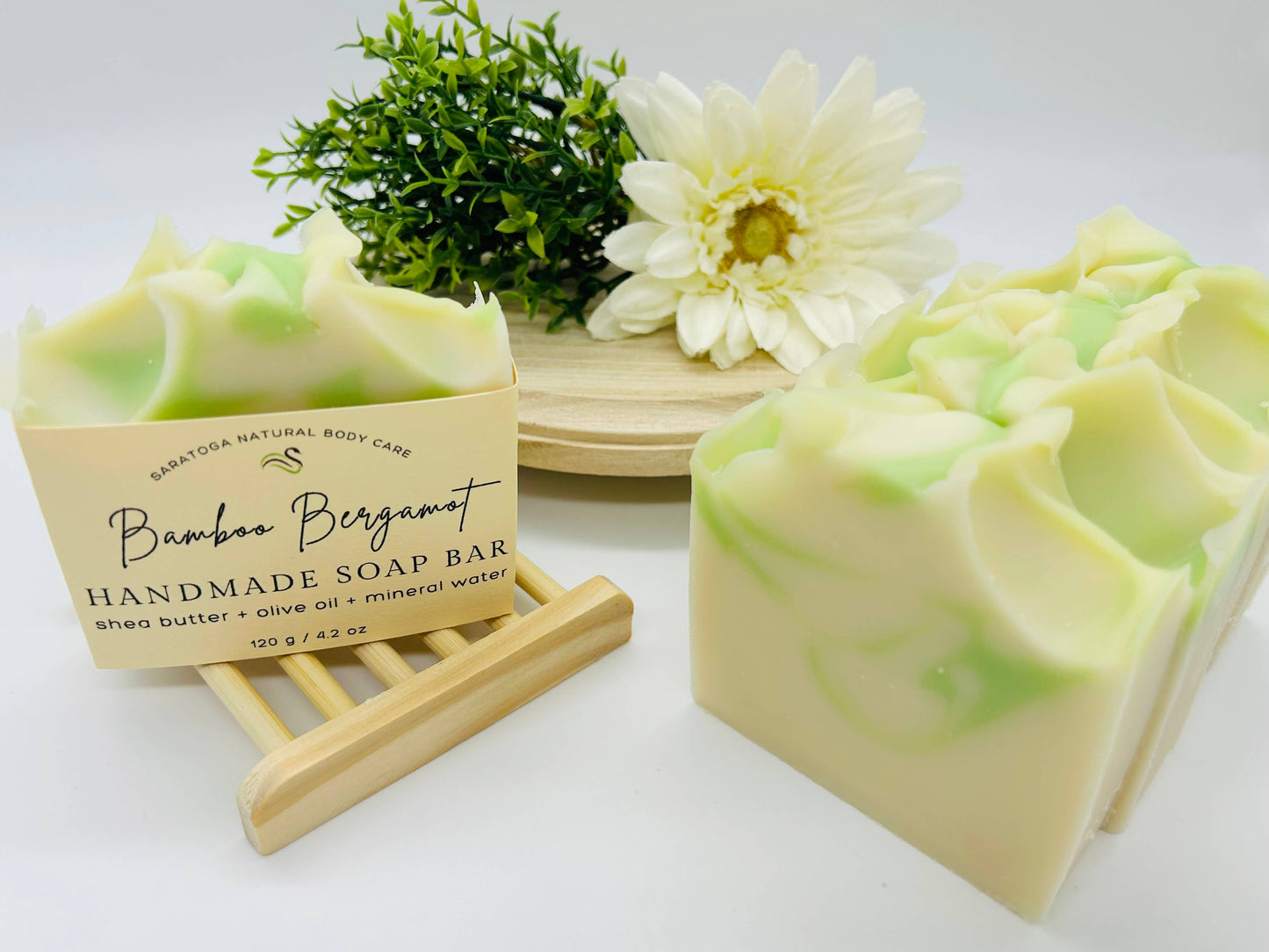 Bamboo Bergamot Handmade Soap Bar