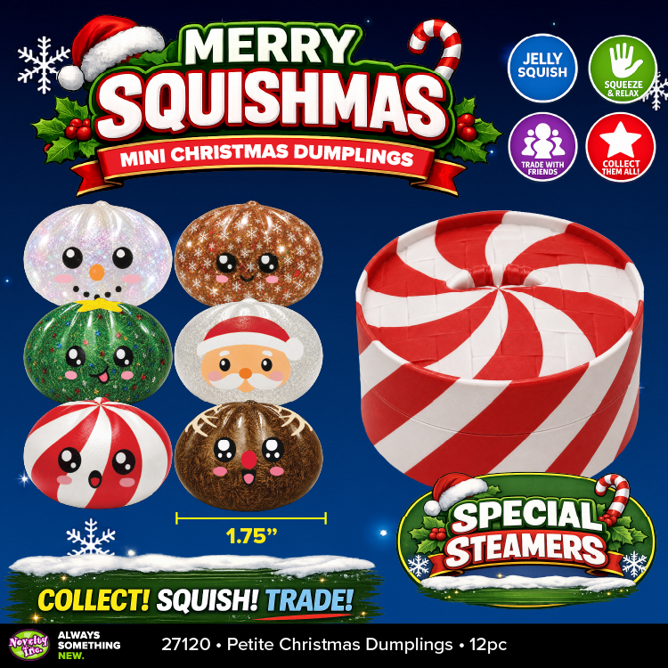 Petite Squishy Christmas Dumplings