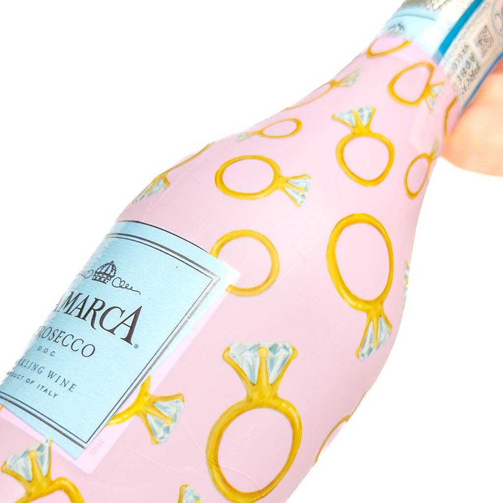 Beau Bottles Wrap MINI | Pink Engagement Ring - Set of Six